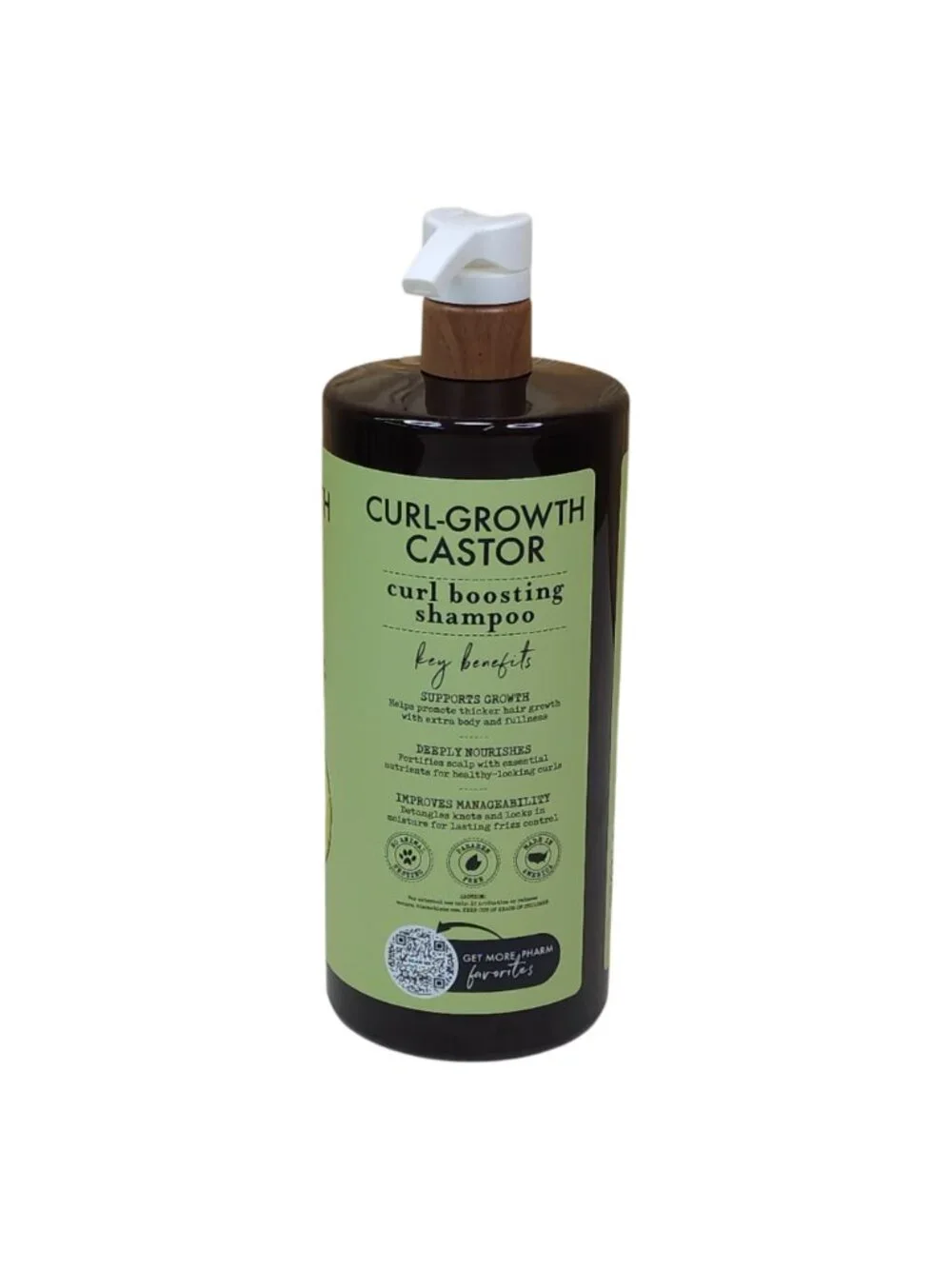Pharm Table Curl-Growth Castor Curl Boosting Shampoo With Avocado Oil 32oz